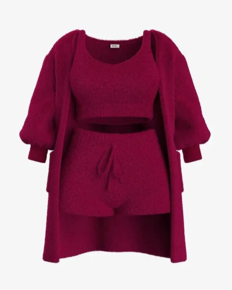 Lucia’s™ | Bekväm 3-delad Pyjamasuppsättning