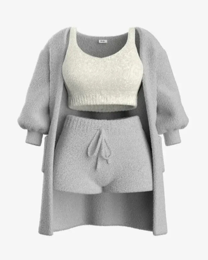 Lucia’s™ | Bekväm 3-delad Pyjamasuppsättning