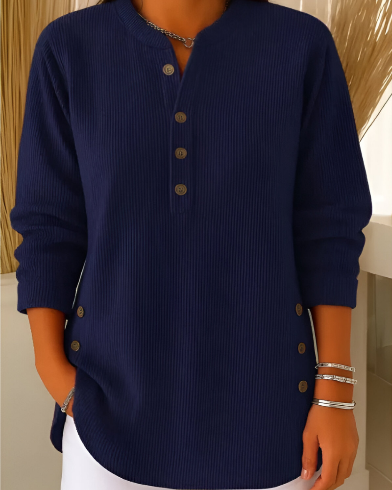 Neris™ | Modern Långärmad Stickad Tröja