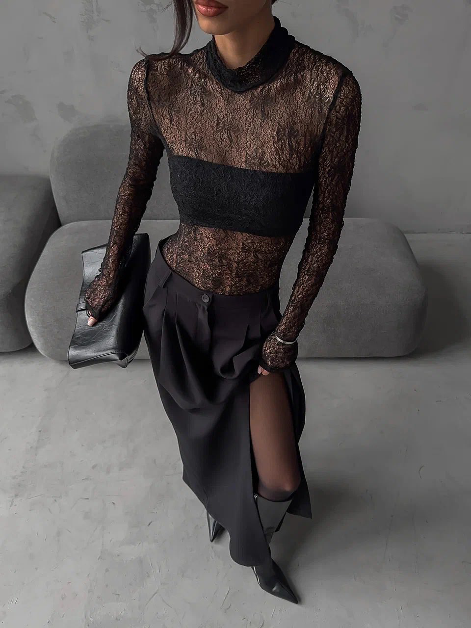 Lioréa™ | Chik plisserad lång kjol