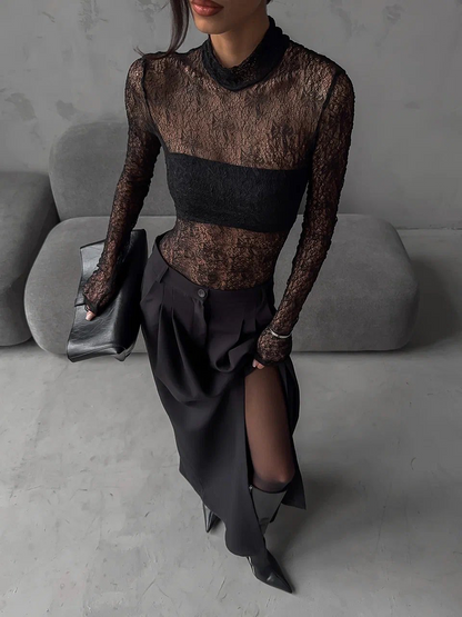 Lioréa™ | Chik plisserad lång kjol