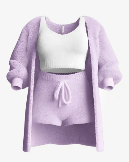 Lucia’s™ | Bekväm 3-delad Pyjamasuppsättning