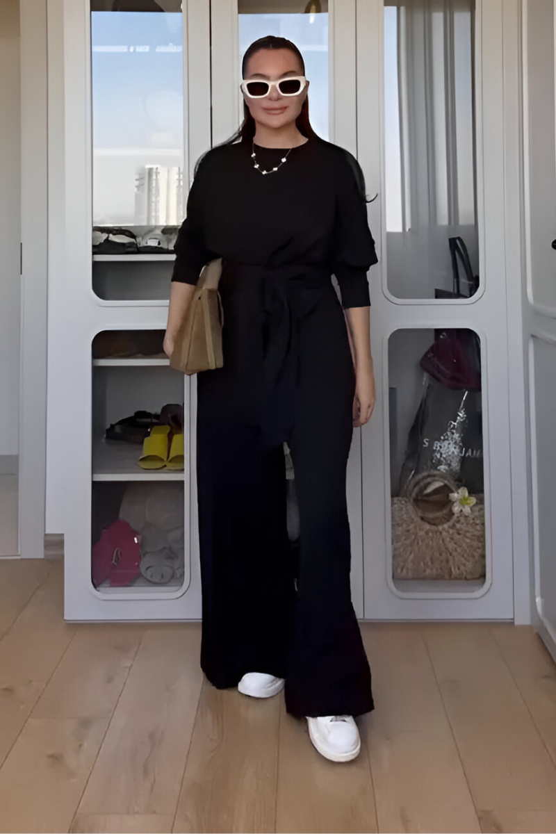 Arvia™ | Chik lounge set med knytdetalj