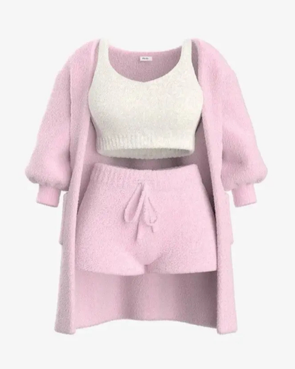 Lucia’s™ | Bekväm 3-delad Pyjamasuppsättning