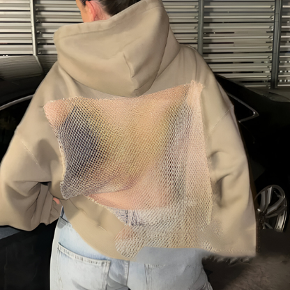 Lirane™ | Stilren Tröja med Kristallrygg