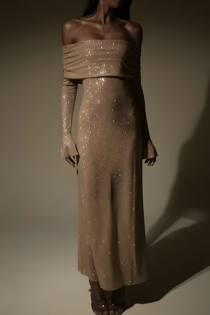 Nareen™ | Sofistikerad glittrande maxiklänning