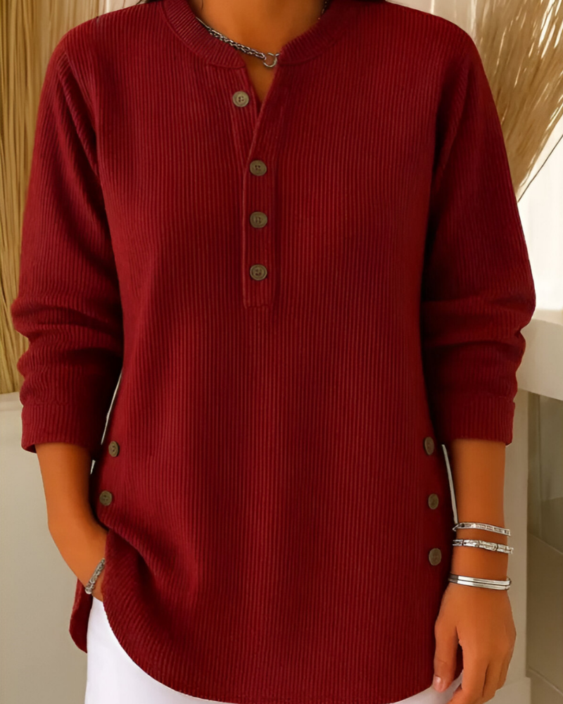 Neris™ | Modern Långärmad Stickad Tröja