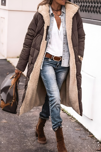 Joni™ | Elegant tjock vadderad jacka