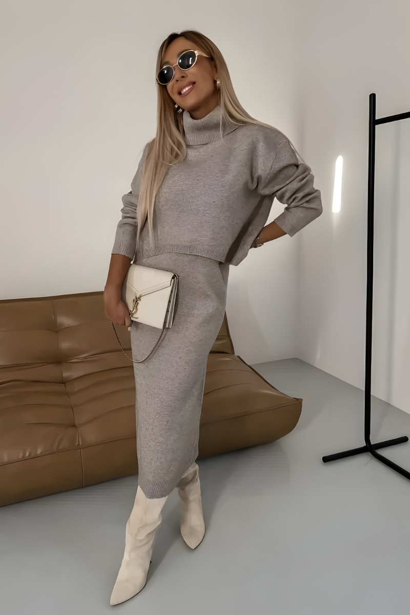 Mirea™ | Elegant stickad tvådelad set