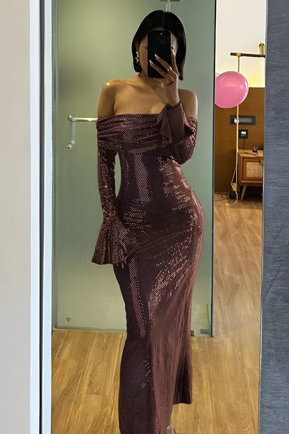 Nareen™ | Sofistikerad glittrande maxiklänning