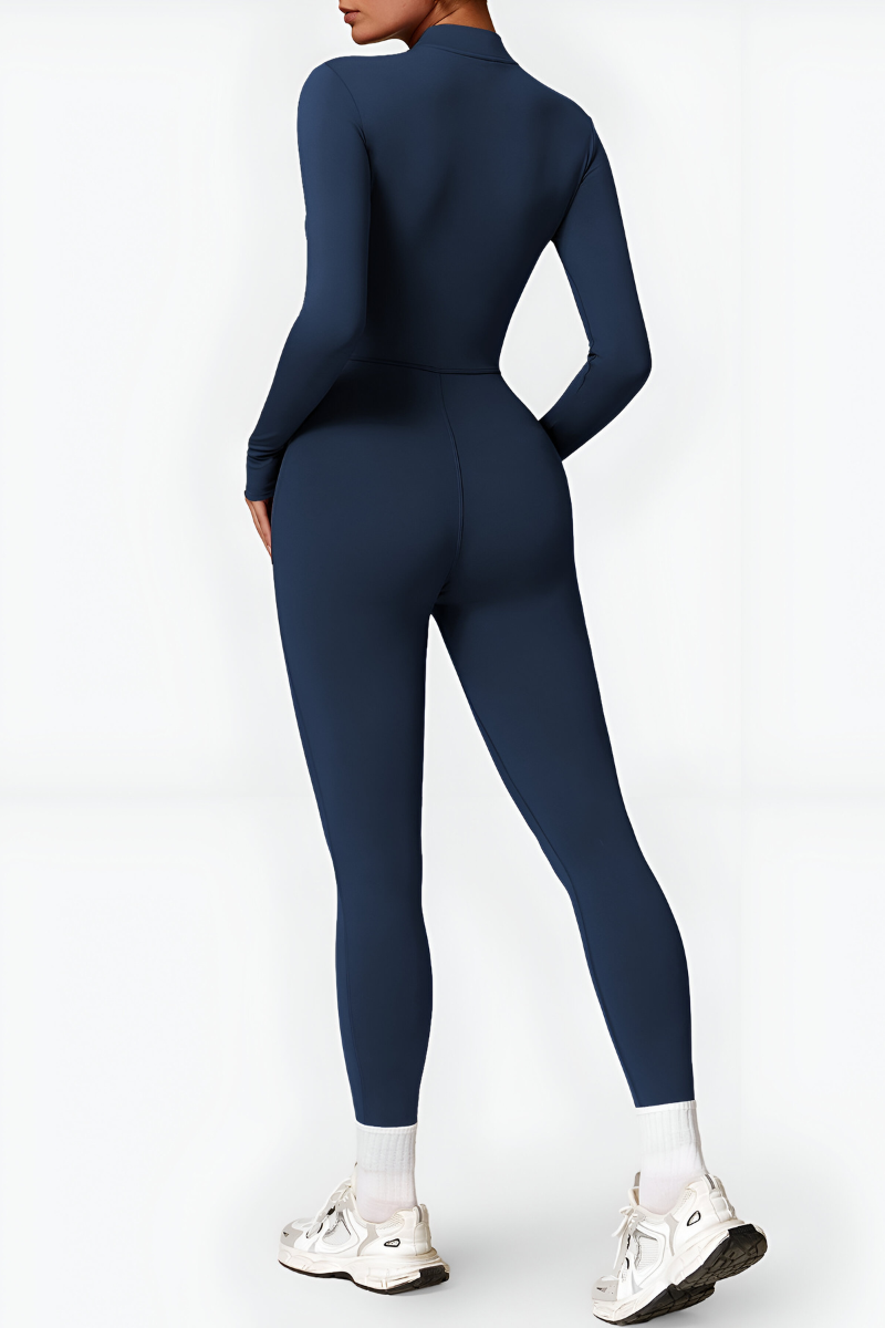 Selara™ | Varm fleece jumpsuit med dragkedja