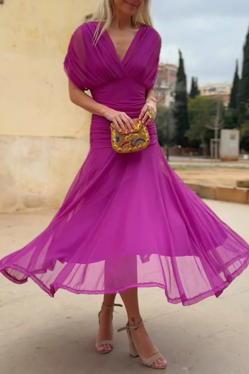 Yalena™ | Elegant blommig maxiklänning