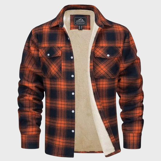 Axel™ | Avslappnad Rutig Skjortjacka