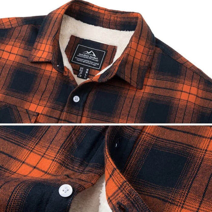 Axel™ | Avslappnad Rutig Skjortjacka