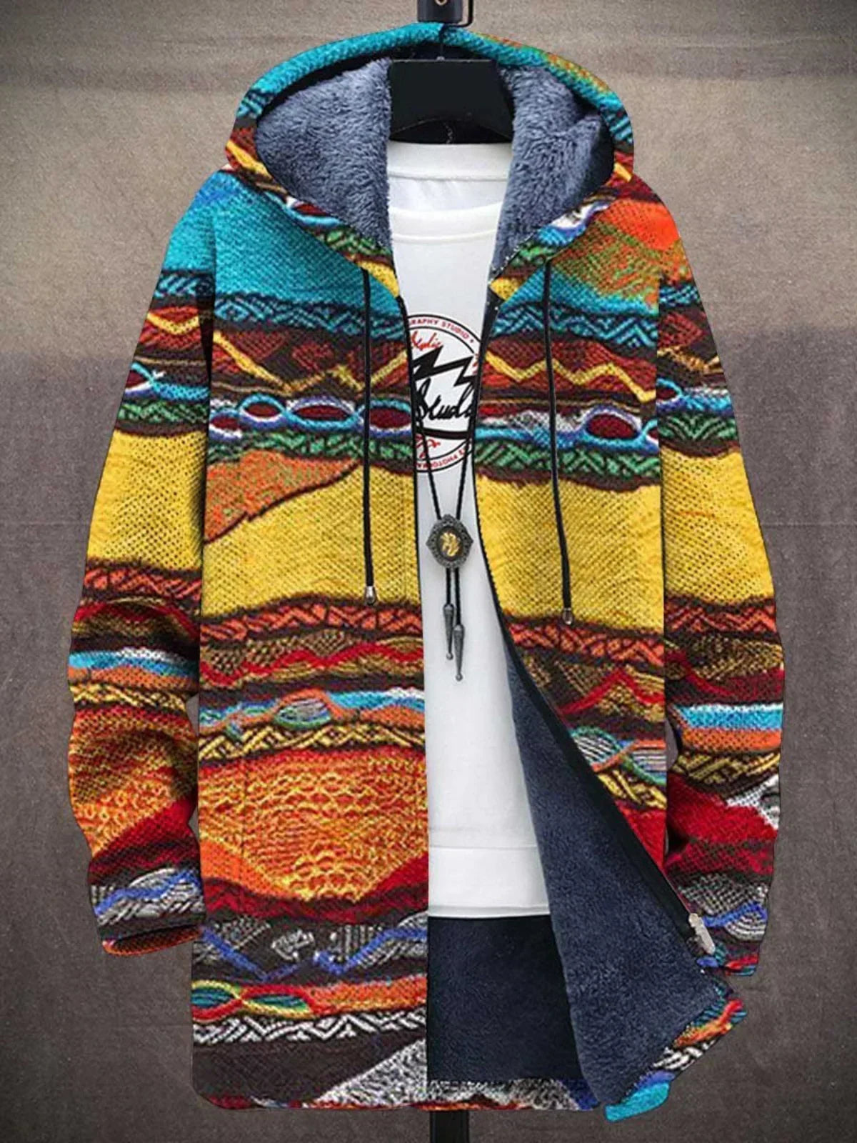 Elouera™ | Lyxig Cardigan med Konstnärlig Inspiration
