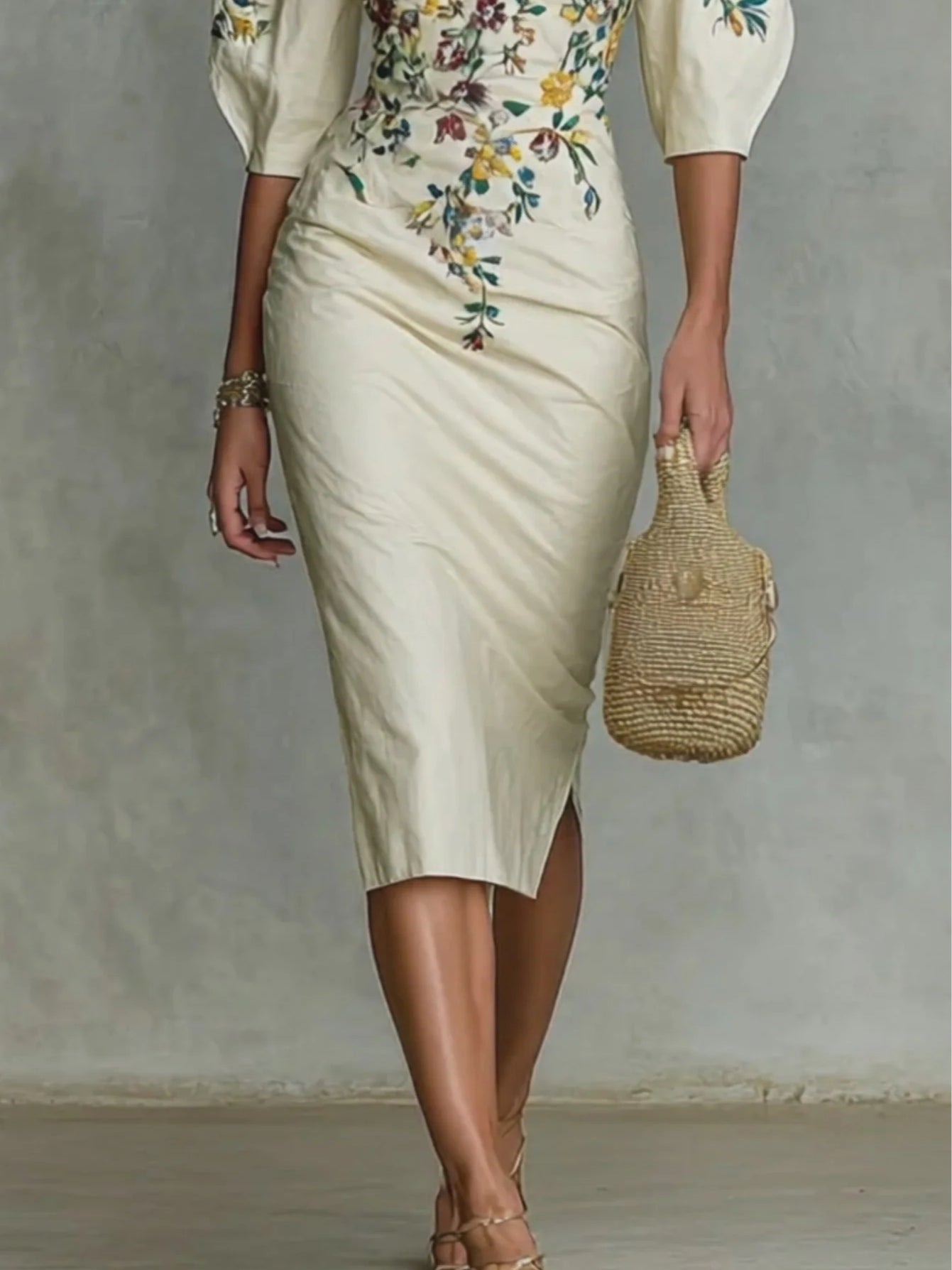 Serah™ | Stilfull off-shoulder midiklänning