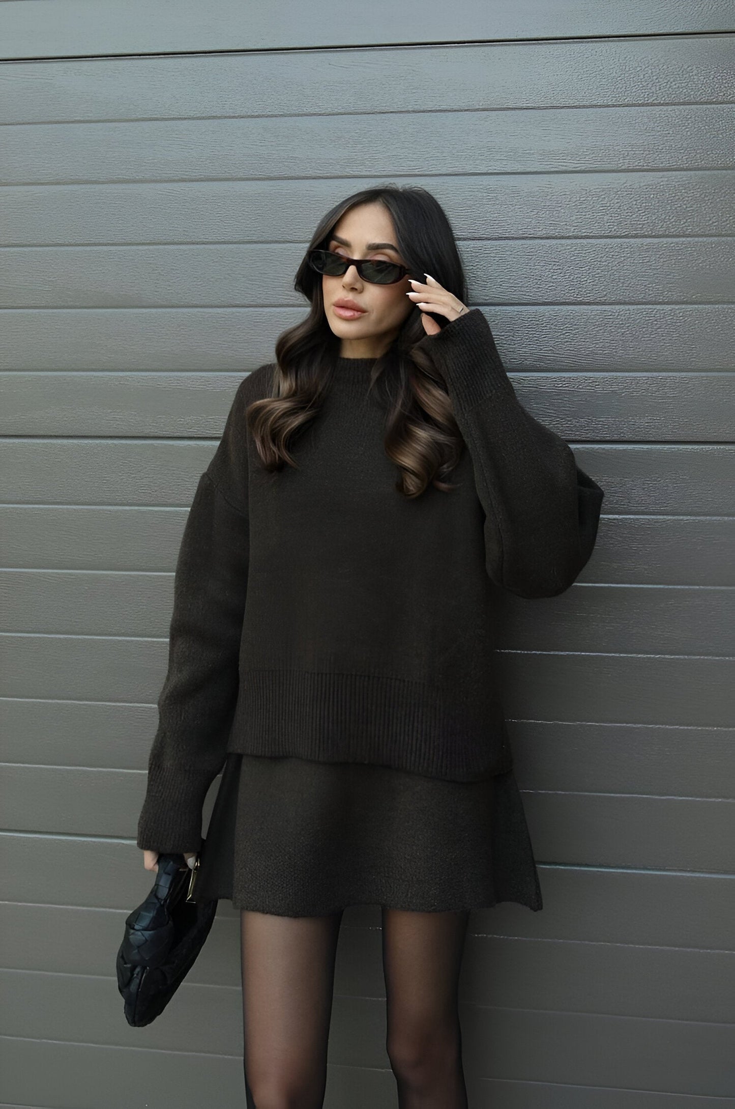 Violett | Stickat set