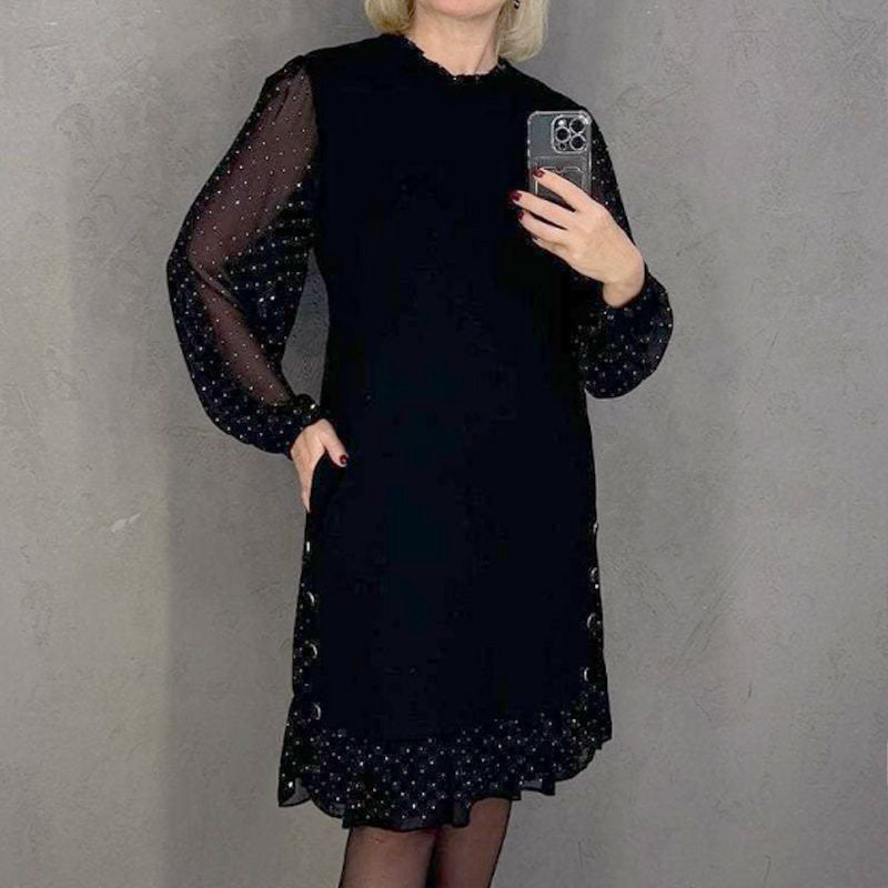 Mara™ | Elegant klänning med chiffongärmar