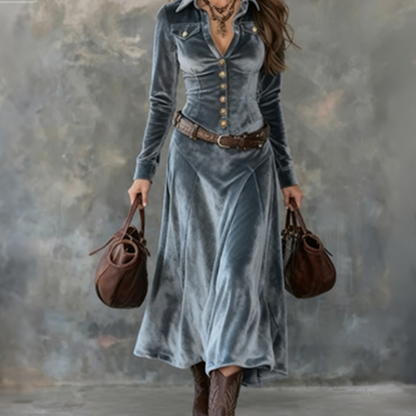 Vena™ | Modern Flowy Maxiklänning